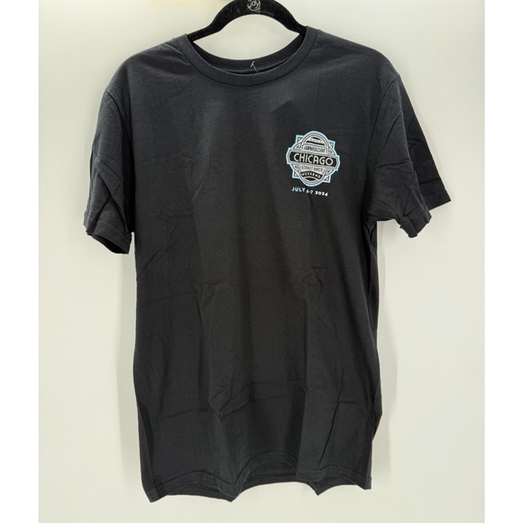 Chicago NASCAR Street Race Weekend Logo T-Shirt Ghost 2024 Size XL Black - Picture 2 of 8